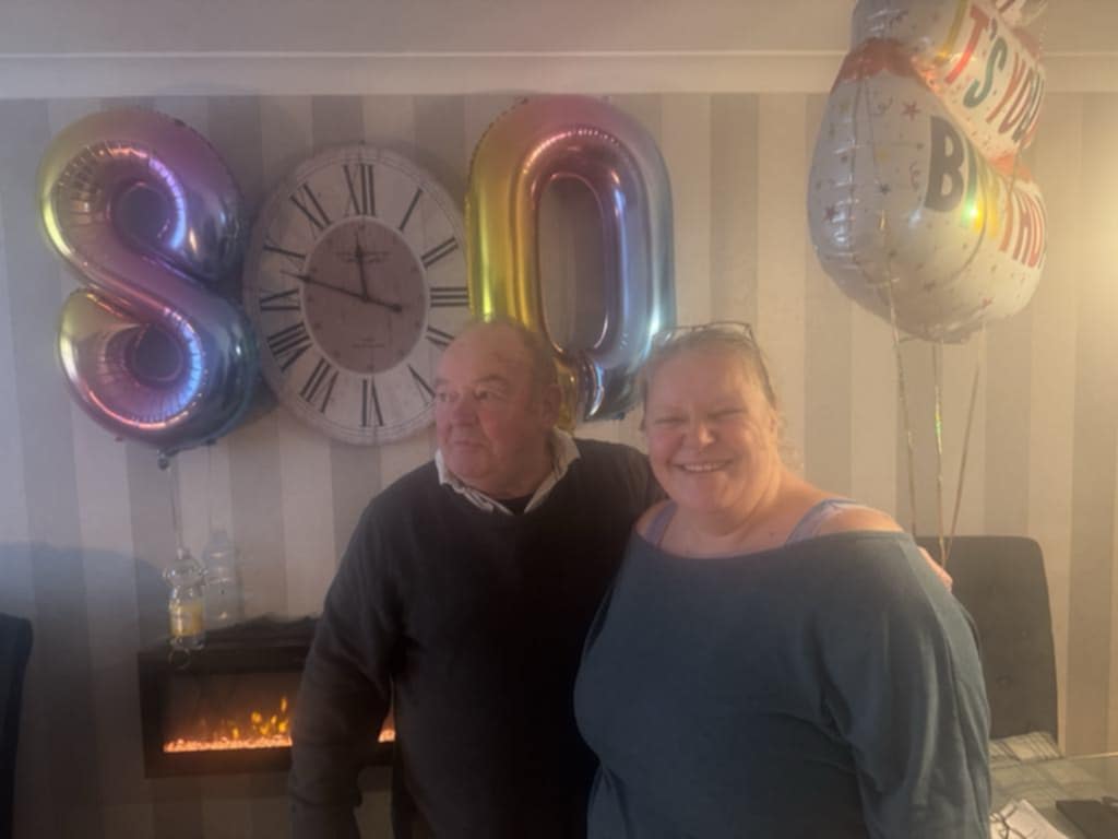 Davinia Edmunds before starting her Mounjaro weight loss journey, prior to her first four months of transformation